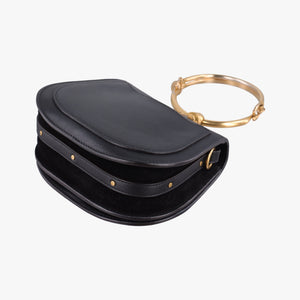 Pre-owned Chloe Bracelet Nile Black Leather handbag | stylenewstar