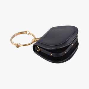 Pre-owned Chloe Bracelet Nile Black Leather handbag | stylenewstar