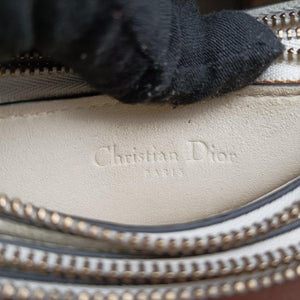 Pre-owned Christian Dior Saddle White Leather shoulderbag | stylenewstar