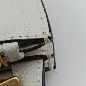 Pre-owned Christian Dior Saddle White Leather shoulderbag | stylenewstar