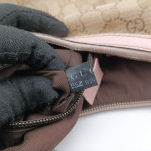 Pre-owned Gucci Sherry Line Beige canvas 181092 shoulderbag | stylenewstar