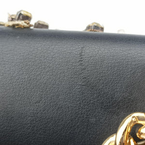 Pre-owned Gucci Padlock Black×Red×Golden Leather 432182 shoulderbag | stylenewstar