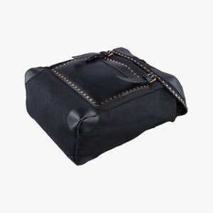 Vintage Givenchy Rider Black Canvas × Calfskin Leather backpack/rucksack | stylenewstar