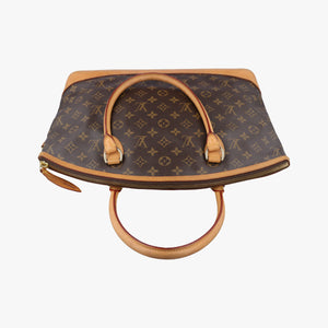 Pre-owned Louis Vuitton Lockit Horizontal Brown Monogram Canvas M40104 handbag | stylenewstar