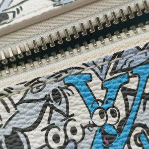 Pre-owned Louis Vuitton Mini Soft Trunk White×multicolor Monogram Comics M82008 shoulderbag | stylenewstar