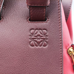 Vintage Loewe hammock Red×burgundy leather shoulderbag | stylenewstar