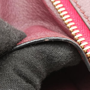 Vintage Loewe hammock Red×burgundy leather shoulderbag | stylenewstar