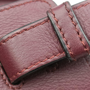 Vintage Loewe hammock Red×burgundy leather shoulderbag | stylenewstar