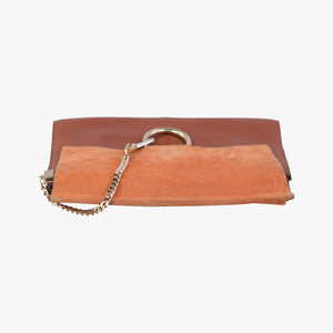 Vintage Chloe FAYE Brown Leather × suede shoulderbag | stylenewstar
