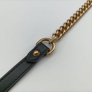 Secondhand Gucci GG Marmont Black×multicolor velour 443496 shoulderbag | stylenewstar