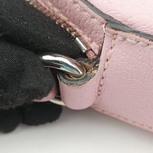 Pre-owned Gucci DISNEY Collaboration Mickey Mouse Pink×Black×Multicolor PVC coated canvas 603938 shoulderbag | stylenewstar