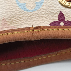 Vintage Louis Vuitton Petit NOe white Monogram Multicolor M42229 shoulderbag | stylenewstar
