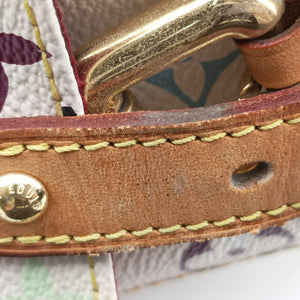 Vintage Louis Vuitton Petit NOe white Monogram Multicolor M42229 shoulderbag | stylenewstar