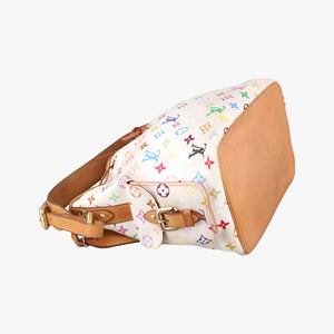 Vintage Louis Vuitton Petit NOe white Monogram Multicolor M42229 shoulderbag | stylenewstar