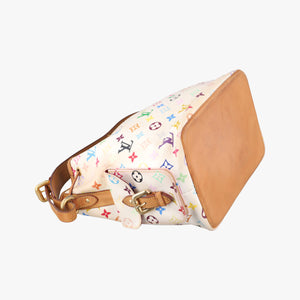 Vintage Louis Vuitton Petit NOe white Monogram Multicolor M42229 shoulderbag | stylenewstar