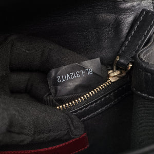 Pre-owned Valentino Rockstud Glam Lock Black Leather shoulderbag | stylenewstar