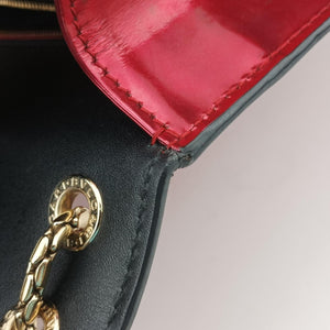 Pre-owned Bvlgari Serpenti Forever Red Patent Leather shoulderbag | stylenewstar