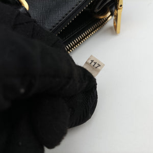 Vintage Prada Galleria Black SAFFIANO Leather BN2274 shoulderbag | stylenewstar