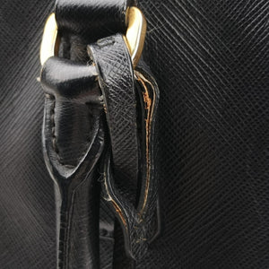Vintage Prada Galleria Black SAFFIANO Leather BN2274 shoulderbag | stylenewstar