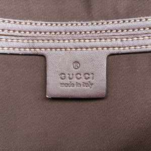 Pre-owned Gucci Diamante Brown PVC coated canvas 208463 handbag | stylenewstar