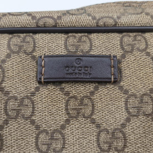 Pre-owned Gucci Diamante Brown PVC coated canvas 208463 handbag | stylenewstar