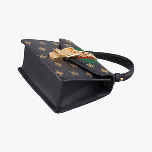 Secondhand Gucci Sylvie Black×Multi Leather 470270 shoulderbag | stylenewstar