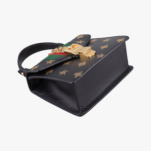 Secondhand Gucci Sylvie Black×Multi Leather 470270 shoulderbag | stylenewstar
