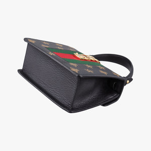 Secondhand Gucci Sylvie Black×Multi Leather 470270 shoulderbag | stylenewstar