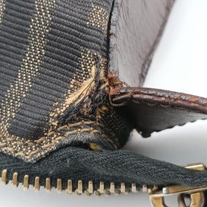 Pre-owned Fendi Zucca Print Brown canvas handbag | stylenewstar