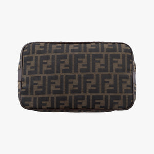 Pre-owned Fendi Zucca Print Brown canvas handbag | stylenewstar