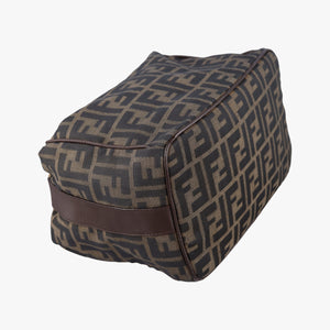 Pre-owned Fendi Zucca Print Brown canvas handbag | stylenewstar