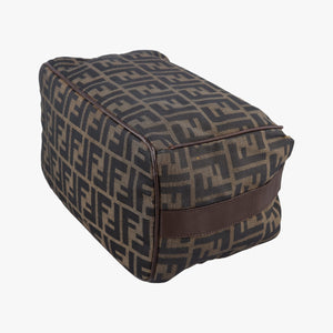 Pre-owned Fendi Zucca Print Brown canvas handbag | stylenewstar