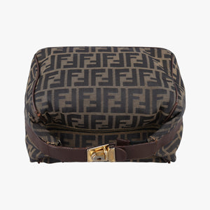 Pre-owned Fendi Zucca Print Brown canvas handbag | stylenewstar