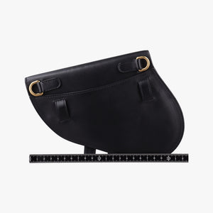 Pre-owned Christian Dior saddle Black leather bum bag/waist bag | stylenewstar