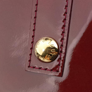 Pre-owned Louis Vuitton Alma GM Amarante Vernis M93595 handbag | stylenewstar