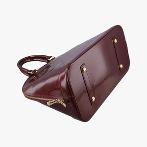 Pre-owned Louis Vuitton Alma GM Amarante Vernis M93595 handbag | stylenewstar