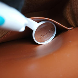 Pre-owned Celine Mini Triomphe Brown PVC coated canvas shoulderbag | stylenewstar