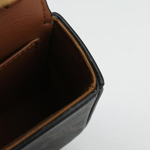 Pre-owned Celine Mini Triomphe Brown PVC coated canvas shoulderbag | stylenewstar