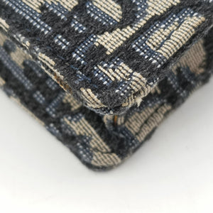 Vintage Christian Dior Saddle Navy×Gray jacquard bum bag/waist bag | stylenewstar
