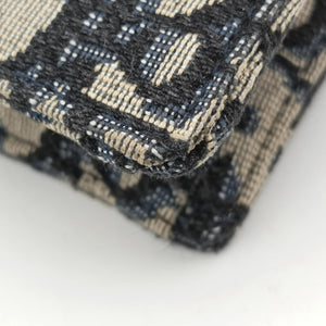 Vintage Christian Dior Saddle Navy×Gray jacquard bum bag/waist bag | stylenewstar