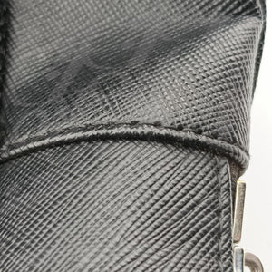 Pre-owned Christian Dior Fall 2017 "Late Night" Capsule Late Night Printed Black Leather 1LNBA001 backpack/rucksack | stylenewstar