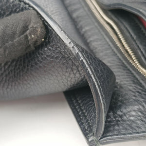 Pre-owned Gucci Bamboo Daily Black Leather 392013 shoulderbag | stylenewstar