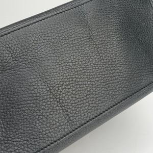 Pre-owned Gucci Bamboo Daily Black Leather 392013 shoulderbag | stylenewstar