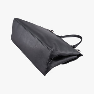 Pre-owned Gucci Bamboo Daily Black Leather 392013 shoulderbag | stylenewstar
