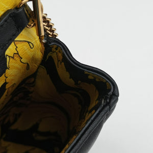 Secondhand VERSACE Virtus Black Leather shoulderbag | stylenewstar