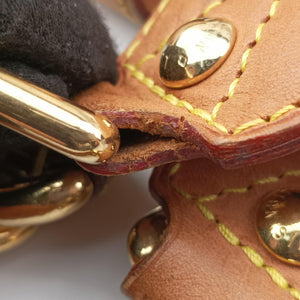 Secondhand Louis Vuitton URSULA white Monogram Multicolor M40123 handbag | stylenewstar