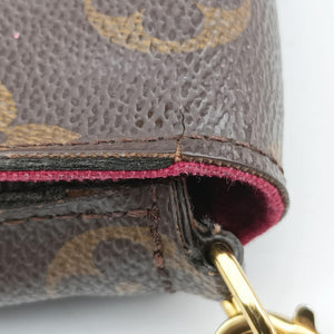 Pre-owned Louis Vuitton Pochette Felicie Brown Monogram Canvas M61276 shoulderbag | stylenewstar
