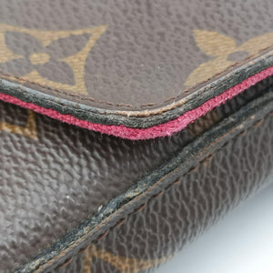 Pre-owned Louis Vuitton Pochette Felicie Brown Monogram Canvas M61276 shoulderbag | stylenewstar