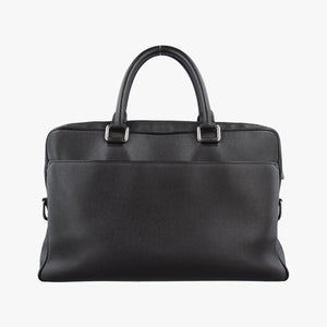 Pre-owned Louis Vuitton Porto Document Business PM Black Taiga M32952 handbag | stylenewstar