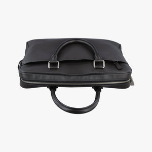 Pre-owned Louis Vuitton Porto Document Business PM Black Taiga M32952 handbag | stylenewstar